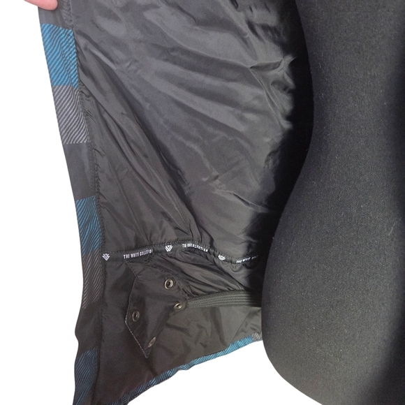 Burton Kids Jacket in Blue and Gray Stripes Size XL 14-16 - Picture 6 of 9